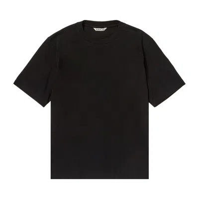 Pre-owned Auralee High Gauge Cotton Jersey Tee 'black' | Women's Size 0
