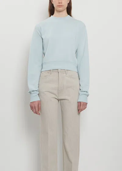 Auralee High Twist Light Sweat Pullover In Blue
