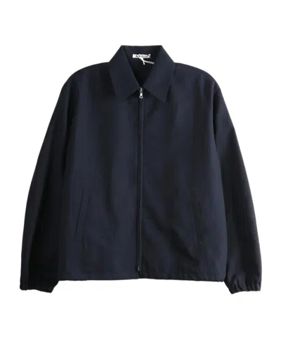 AURALEE AURALEE HOPSACK ZIP BLOUSON