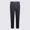 AURALEE INDIGO BLUE COTTON JEANS