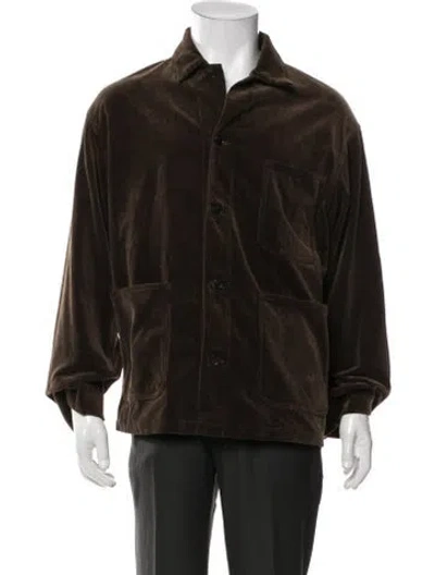 Pre-owned Auralee Jacket In Brown