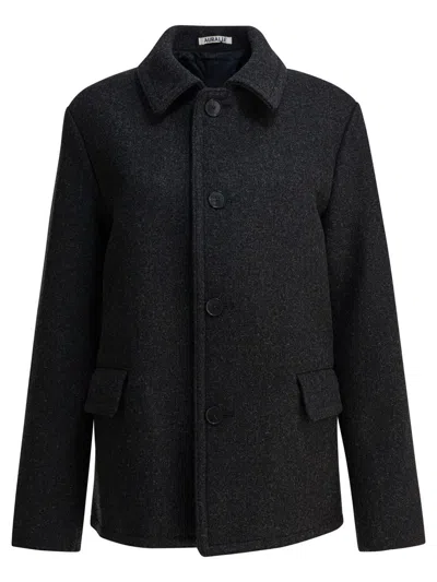 Auralee Jackets & Coats In Black