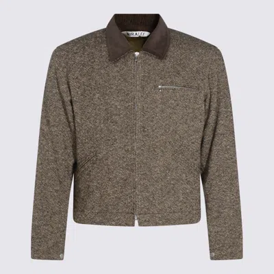 AURALEE JACKETS BROWN