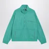 Auralee Jade Silk-yarn Fleece Men In Green