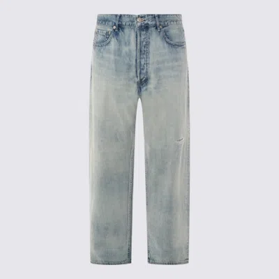 Auralee Jeans Light Indigo In Blue