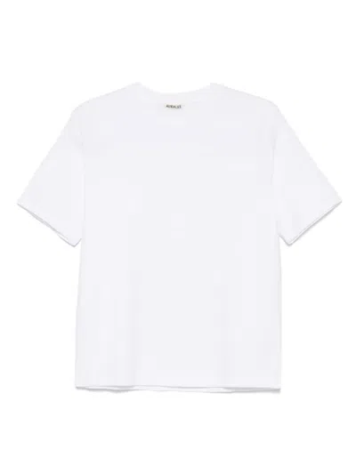 Auralee Jersey T-shirt In White
