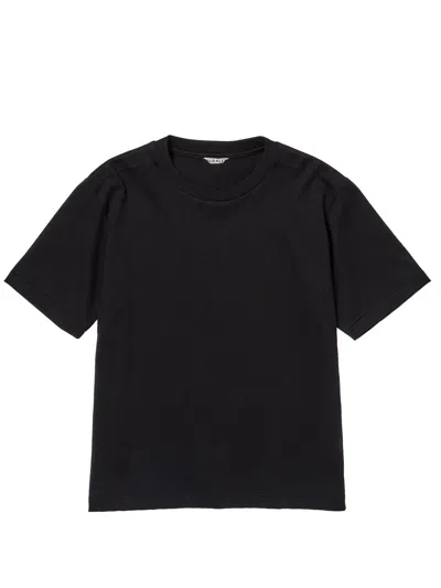 Auralee Jersey T-shirt Woman Black