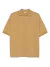 Auralee Polo Shirt Cotton Ribbed Cuffs