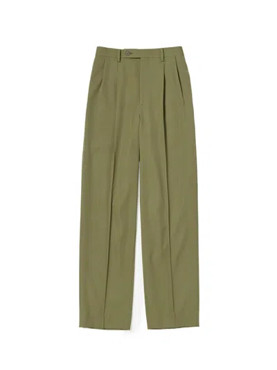 Auralee Khaki Wool Trousers