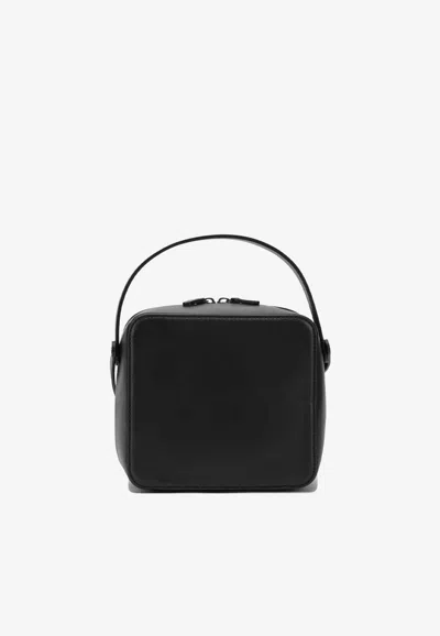 Auralee Leather Crossbody Bags In Black