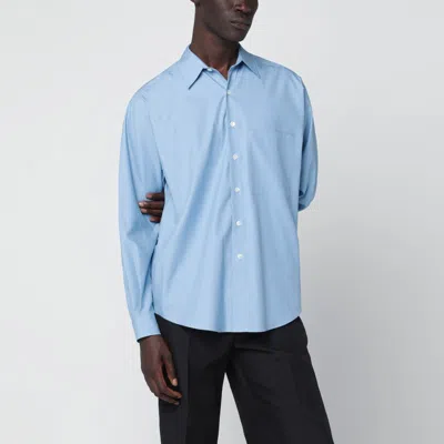 Auralee Light Blue Cotton Shirt