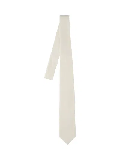 Auralee Lightweight Cotton Tie In White