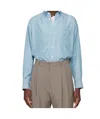 Auralee Long Sleeve Shirt In Blue
