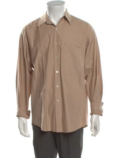 Pre-owned Auralee Long Sleeve Shirt In Neutral