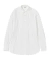 Auralee Wrinkled-effect Cotton Shirt In White