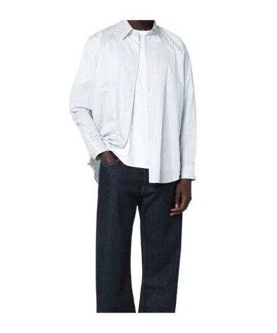 Auralee Long Sleeve Shirt In White