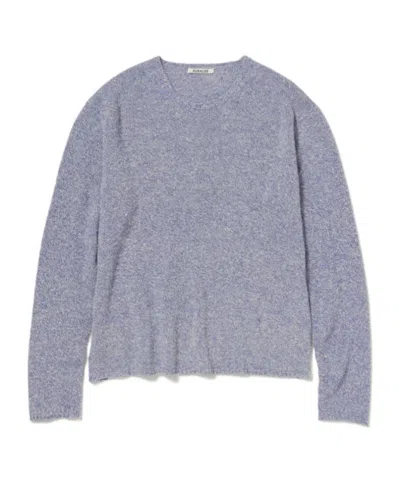 Auralee Long Sleeve Sweater In Gray