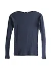 Auralee Long-sleeve T-shirt In Blue