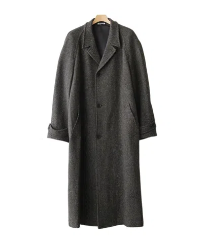 Auralee Long-sleeved Coat In Gray