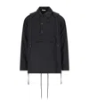 Auralee Long Sleeved Hooded Casual Jacket In Black