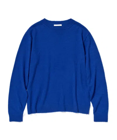 Auralee Long-sleeved Knitwear In Blue