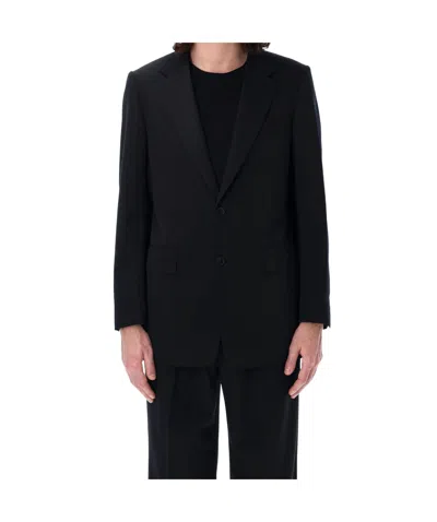 Auralee Long-sleeved Suit Coat In Black