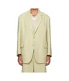 Auralee Yellow Light Melton Jacket In Nude