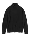Auralee Long-sleeved Sweater In Black