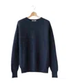 Auralee Long-sleeved Sweater In Black