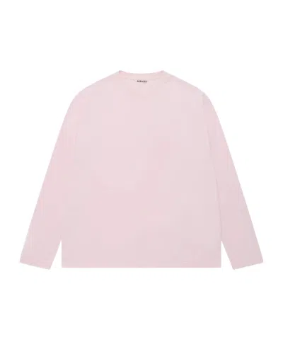 Auralee Long-sleeve T-shirt In Pink