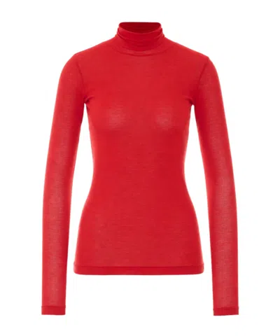Auralee Long-sleeve T-shirt In Red