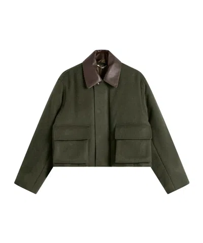 Auralee Long-sleeved Jacket In Green