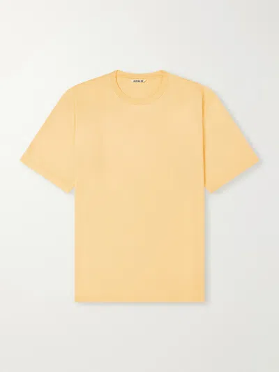 Auralee Luster Cotton-jersey T-shirt In Multi