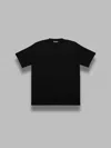 Auralee Luster Plaiting Cotton T-shirt In Black