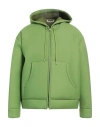 Auralee Man Jacket Light Green Size 4 Wool, Polyurethane In Green