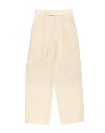 Auralee Man Pants Cream Size 2 Wool, Mohair Wool In Neutral