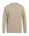 Auralee Man T-shirt Beige Size 4 Cotton
