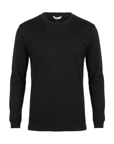 Auralee Man T-shirt Black Size 4 Cotton