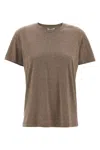 Auralee T-shirts In Brown