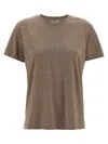Auralee T-shirts In Brown