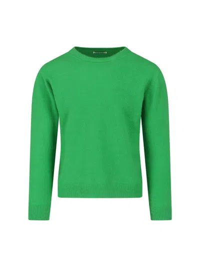 Auralee Men's Cashmere-cotton Sweatshirt Sweater In Green