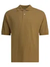 Auralee Heavy Cotton Polo Shirt Polo Shirts Beige In White