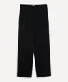 Auralee Belt-loop Casual Pants In Black