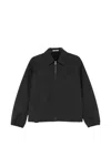 Auralee Nylon Zipped Jacket In Black