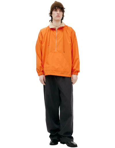 Auralee Orange Anorak