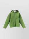 AURALEE PADDED HOODED JACKET FRONT POCKETS