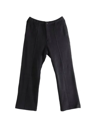 Auralee Panelled Trousers In Black