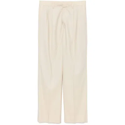 Auralee Pants In Neutral