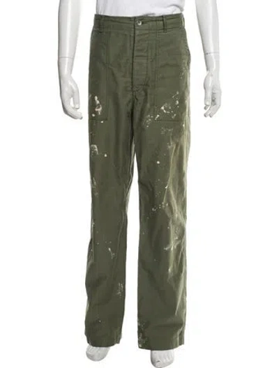 Pre-owned Auralee Pants In Green