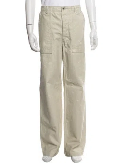 Pre-owned Auralee Pants In Neutrals